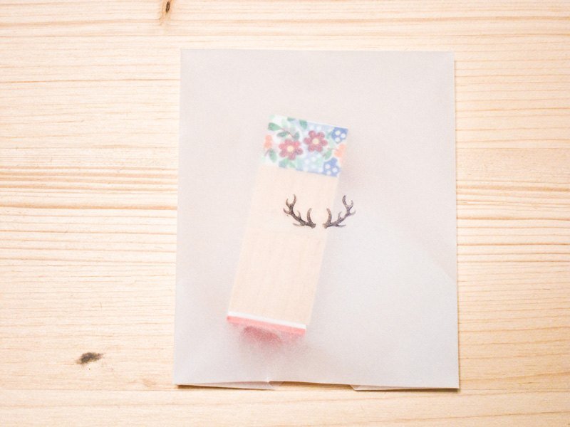 | 印章 | 编号013 小鹿角 - 印章/印台 - 木头 卡其色