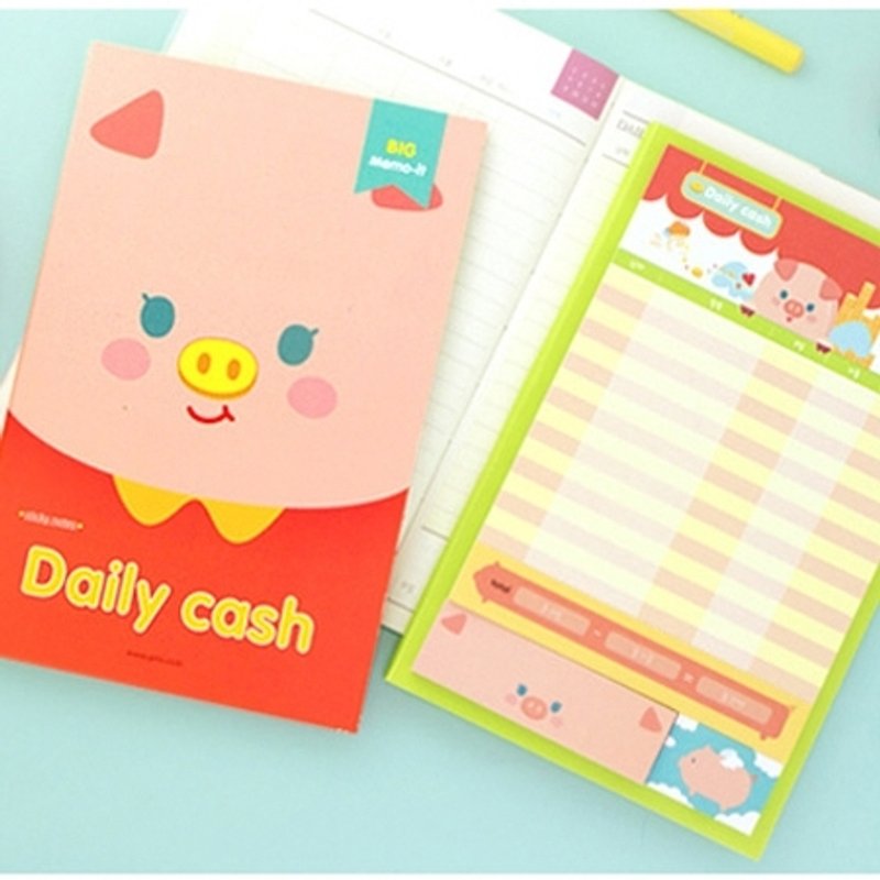 Dessin x GMZ-卡乐便利贴手册-现金收支便利贴,GMZ46319 - 贴纸 - 纸 多色