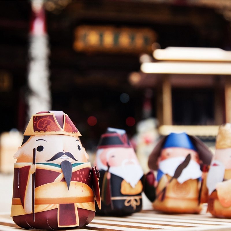 寻缘份DIY纸公仔 - 木工/竹艺/纸艺 - 纸 红色