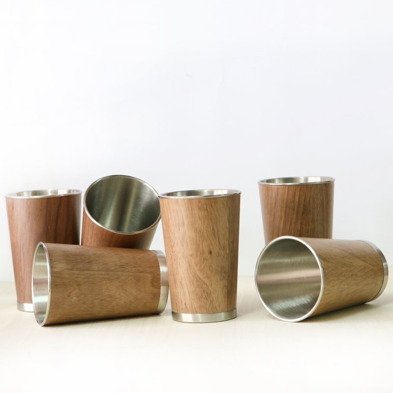 汋饮杯-五送一  居家组 - 咖啡杯/马克杯 - 木头 金色