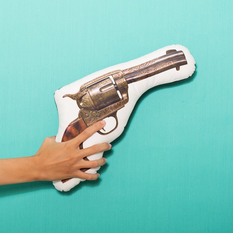 复古枪抱枕 - 枕头/抱枕 - 其他材质 金色