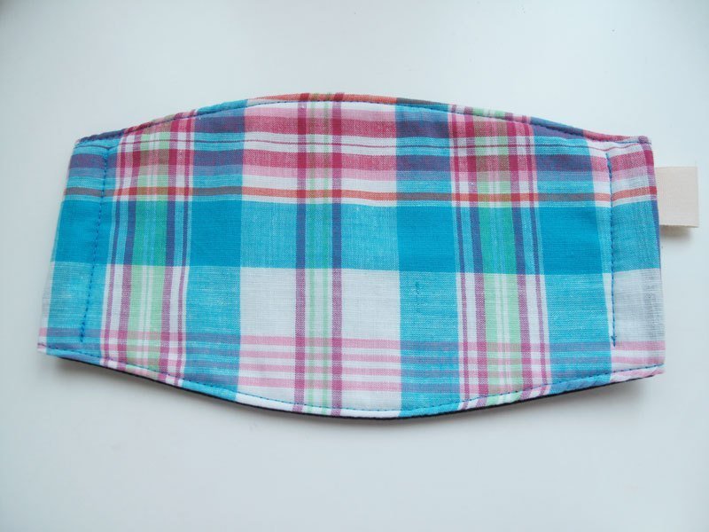 +[NEW*]日本格纹布手工口罩(蓝粉绿格纹) -  Mask - 其他 - 其他材质 多色