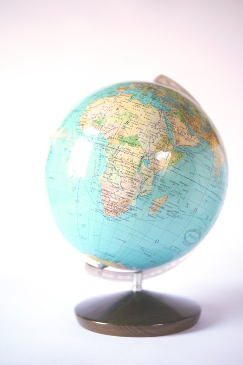 地球仪 {Vintage / 复古} - 摆饰 - 其他材质 蓝色