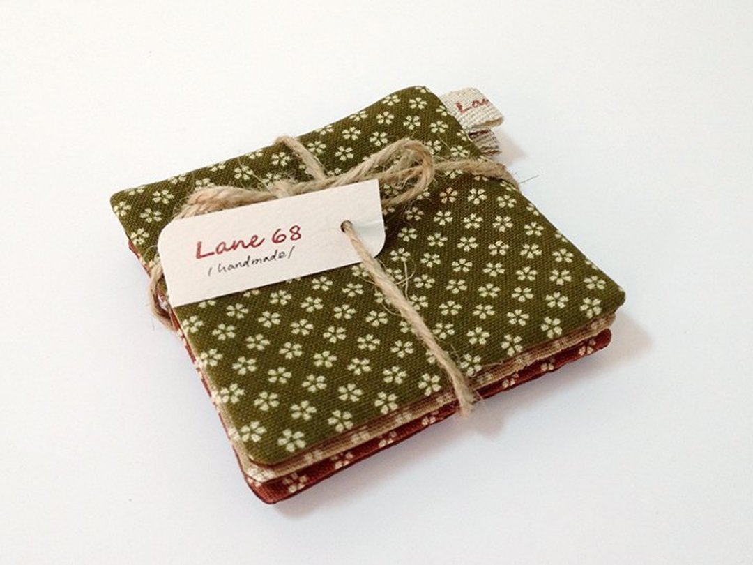 ::Lane68:: 秋日絮语手制杯垫(一组3个) - 杯垫 - 其他材质 多色