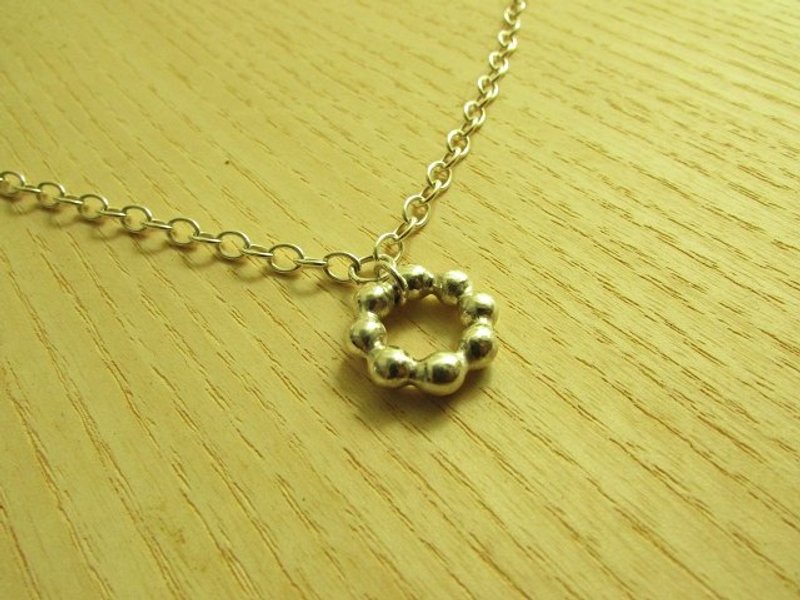 mittag米查精品 donuts 甜甜圈 925银仕女手链【BL307】 - 手链/手环 - 其他金属 灰色