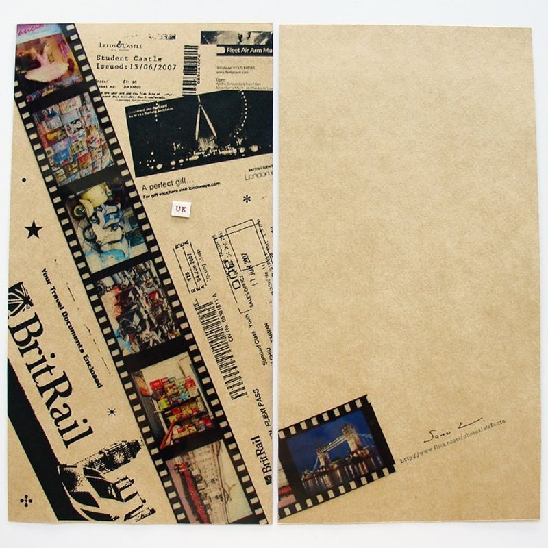 正片概念明信片 - 英国01 - 卡片/明信片 - 纸 