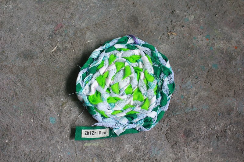 【ZhiZhiRen】织织编织杯垫 - 绿 - 杯垫 - 其他材质 绿色