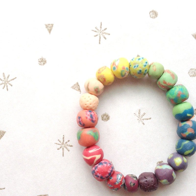 [tomoq]软陶珠手链订制区 - 手链/手环 - 其他材质 多色