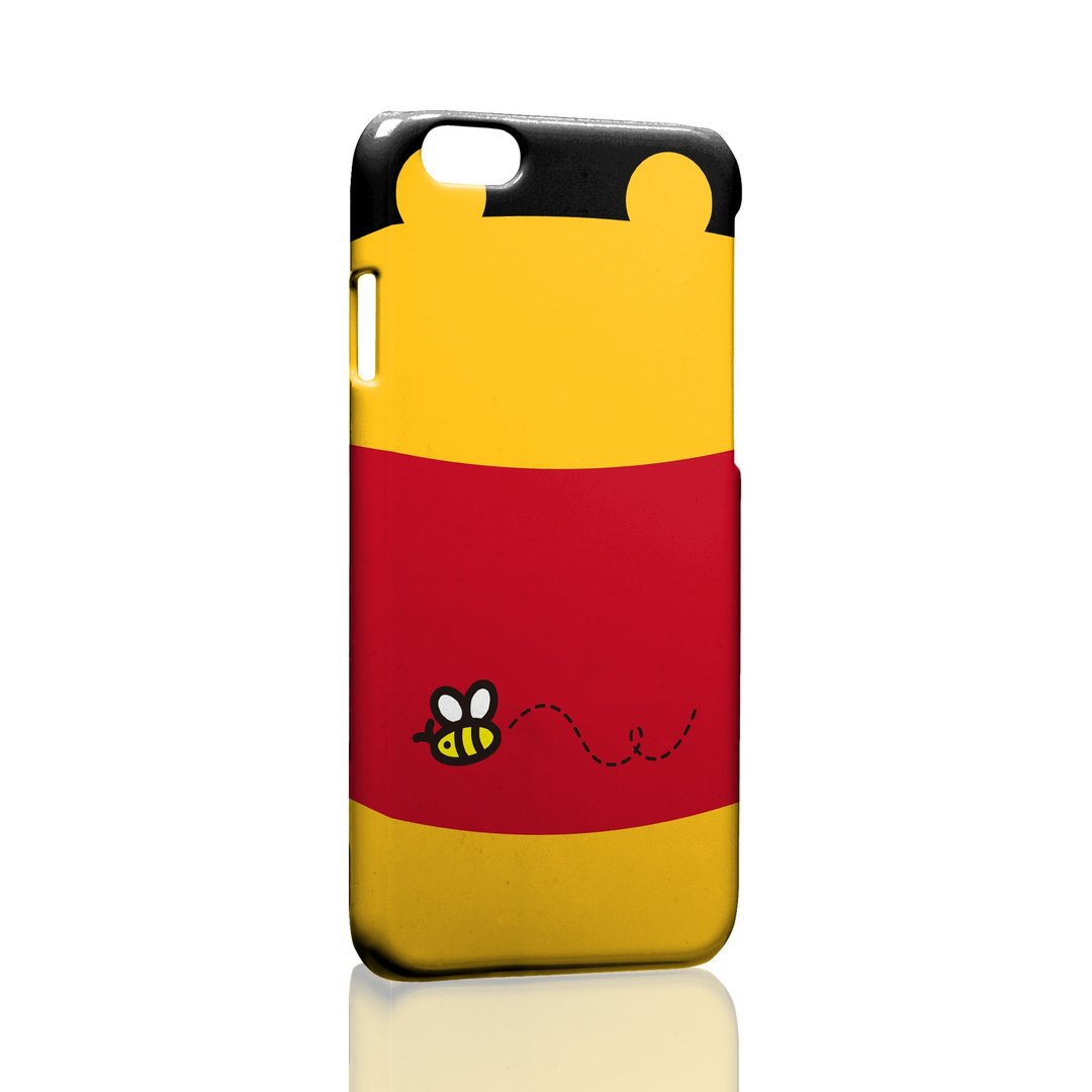 维尼熊背影订制手机壳 (iPhone、Samsung、htc、Sony适用) - 手机壳/手机套 - 塑料 黄色