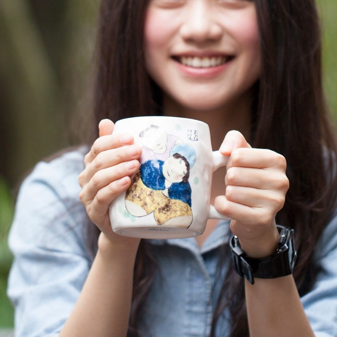 吴仲宗 / 亲子乐 - 流云马克杯 - 咖啡杯/马克杯 - 陶 白色