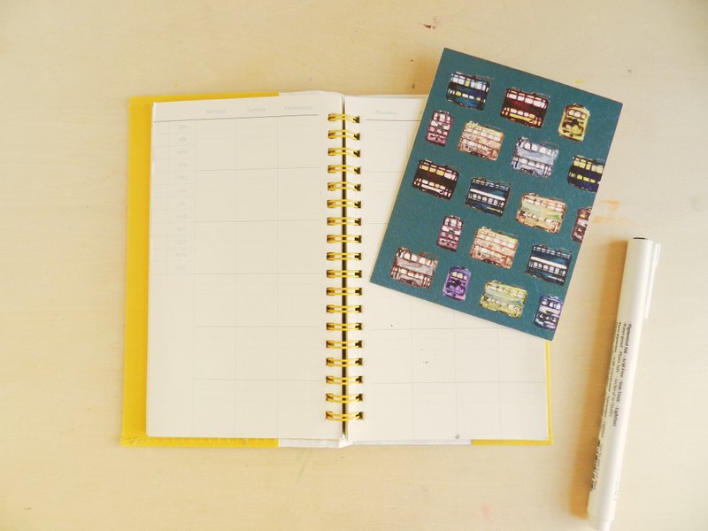 手绘城市明信片-香港电车 - 卡片/明信片 - 纸 绿色