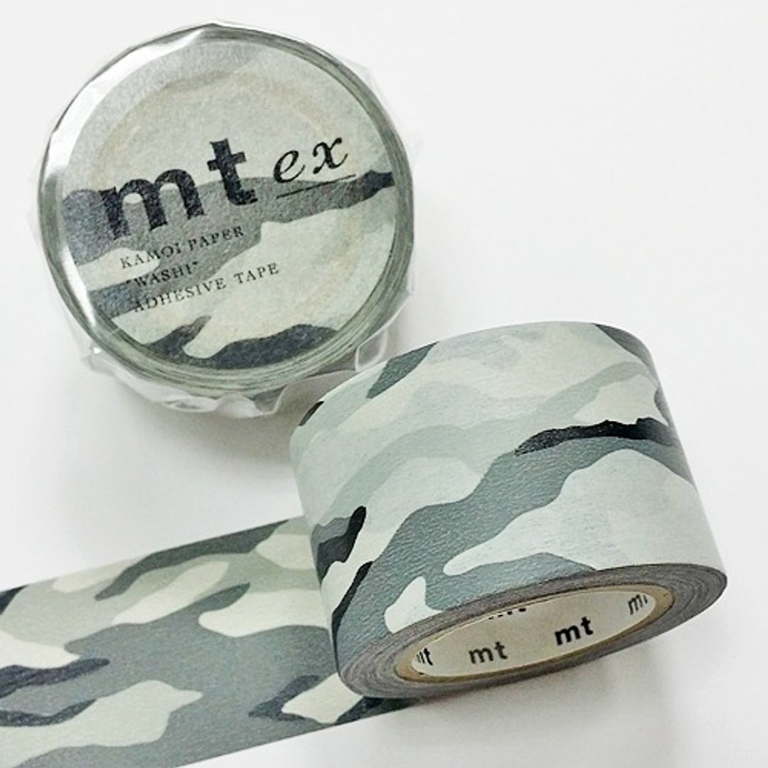 mt 和纸胶带 mt ex【单色迷彩(MTEX1P99)】 - 纸胶带 - 纸 灰色