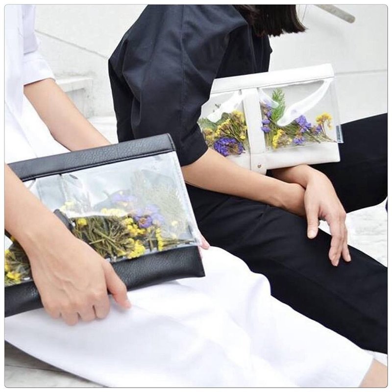 ■AHM Handmade■黑色干花手拿包 /手袋 - 其他 - 其他材质 黑色