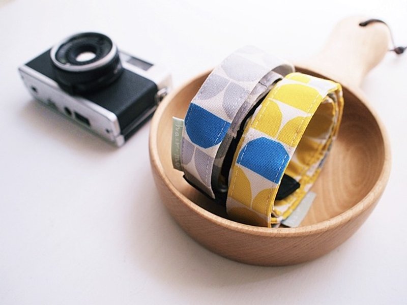 hairmo。日式小圆山双背相机背带快拆组-黄(一般1) - 证件套/卡套 - 其他材质 黄色