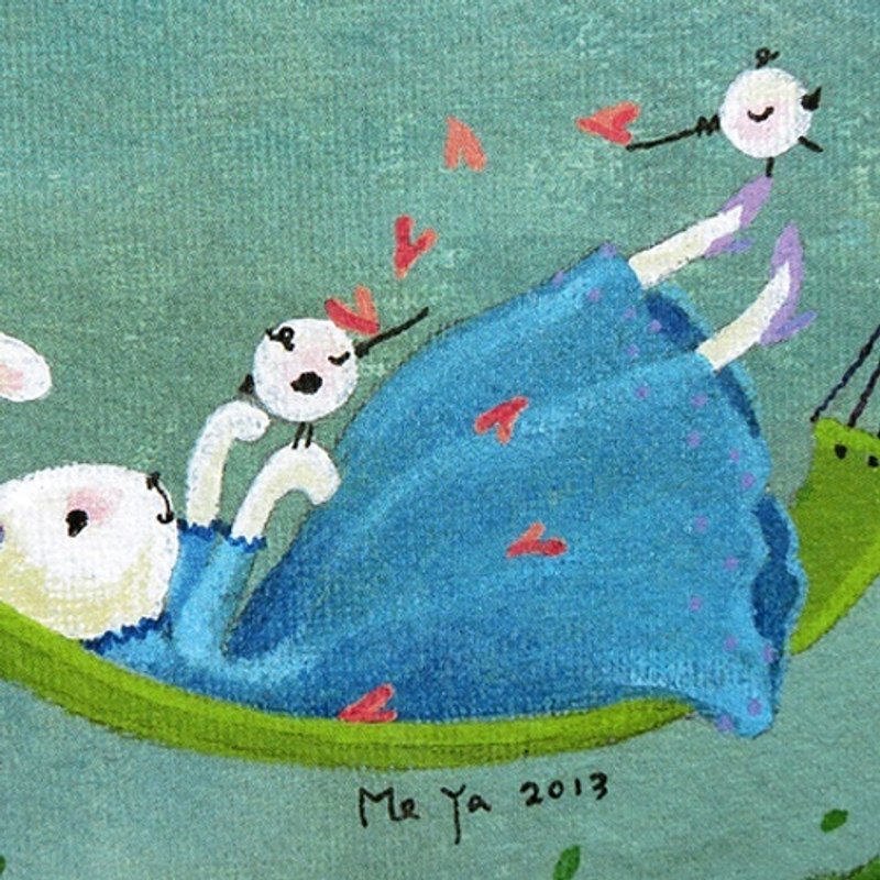 不哭鸟飞进森林卡片-Pure Life - 卡片/明信片 - 纸 绿色