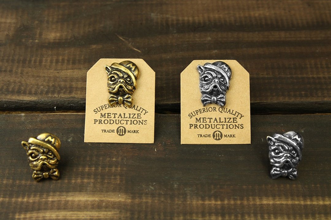 【METALIZE】Gentle Like A Dog 法斗PIN - 其他 - 其他金属 