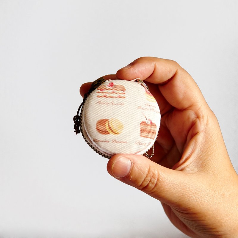 5cm 马卡龙图案马卡龙零钱包 小型首饰包 - 零钱包 - 其他材质 粉红色