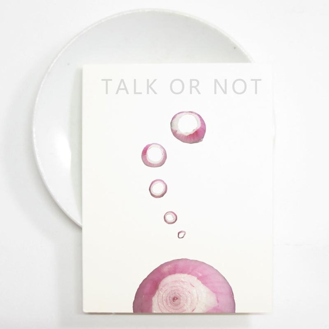 厨房里的To Be, or Not to Be 原创装饰画洋葱Talk or Not（不含框） - 海报/装饰画/版画 - 纸 紫色