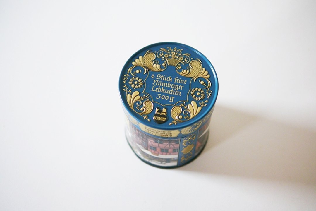 {收纳好朋友} 复古姜饼饼干桶 - 德国 vintage（免运费） - 摆饰 - 其他金属 蓝色