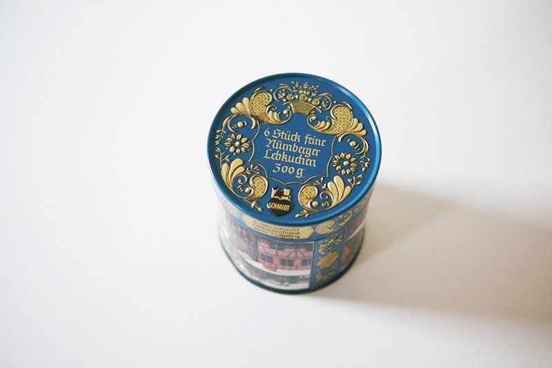 {收纳好朋友} 复古姜饼饼干桶 - 德国 vintage（免运费） - 摆饰 - 其他金属 蓝色