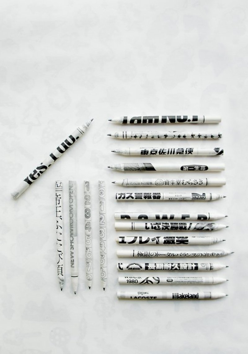 号外纸铅笔 C - 其他书写用品 - 纸 黑色