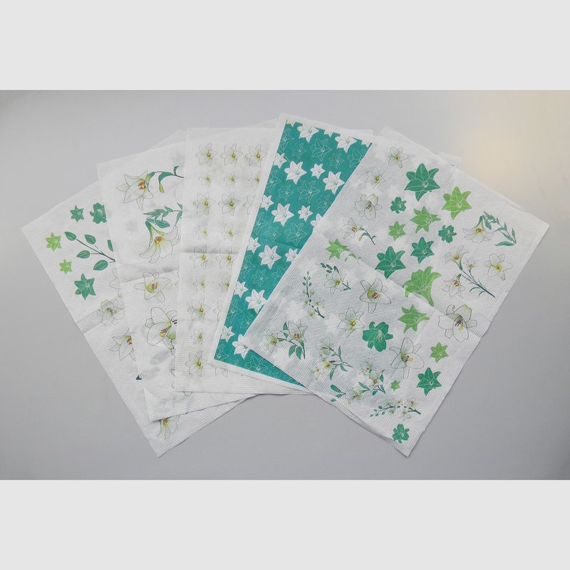 【知文堂】台湾原生植物show/MIT蝶谷巴特/台湾百合(5入) - 木工/竹艺/纸艺 - 纸 