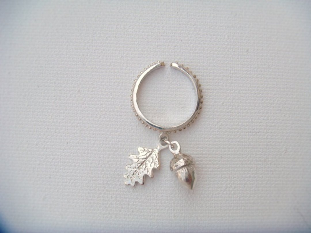 Autumn Ring - 戒指 - 其他金属 白色