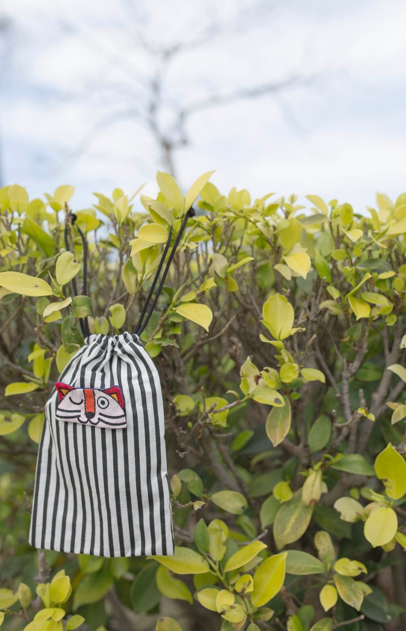 ZOO // 猫咪 // 束口袋 - 化妆包/杂物包 - 其他材质 多色