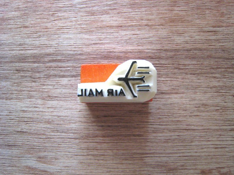 Air mail - 卡片/明信片 - 木头 