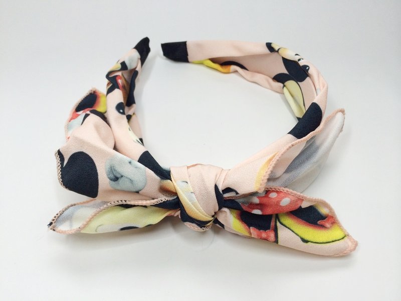 Mickey Mouse 浅粉发箍 - 发饰 - 其他材质 粉红色