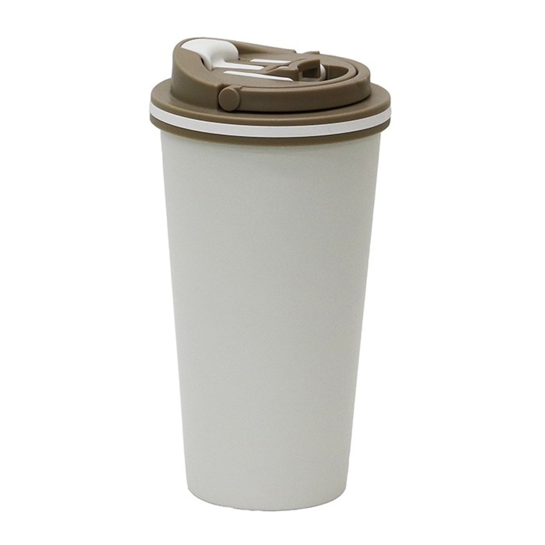 拉拉扣不锈钢保温杯-500ml(时尚白) - 保温瓶/保温杯 - 不锈钢 白色