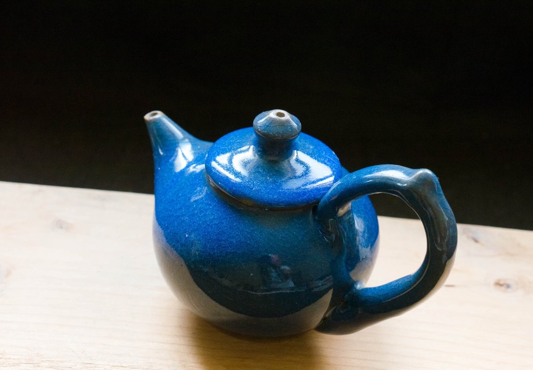 冰裂蓝壶 /1入 - 茶具/茶杯 - 其他材质 