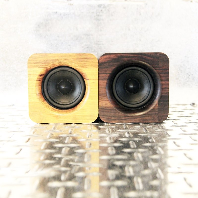 MINFORT｜MIN623 小小实木蓝牙音响 (展示品、外观损商品出清) (柚木) - 扩音器/喇叭 - 木头 咖啡色
