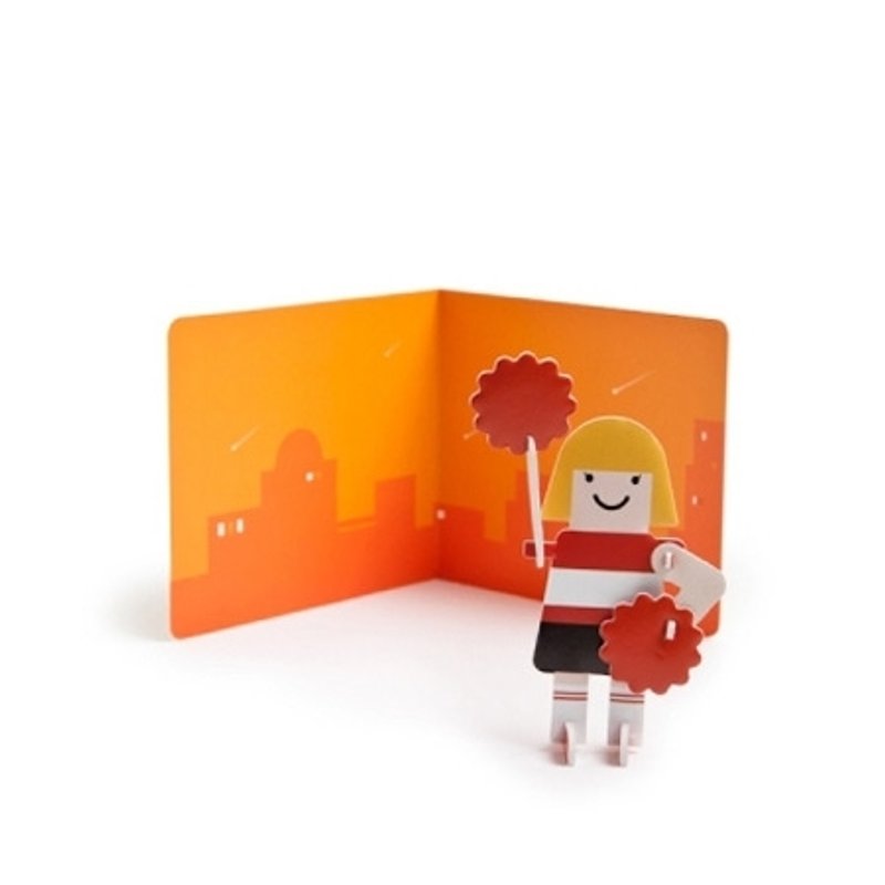 Dessin x JSTORY-Miss Lalla立体卡片-深绿,JST-LLEG1 - 卡片/明信片 - 纸 绿色