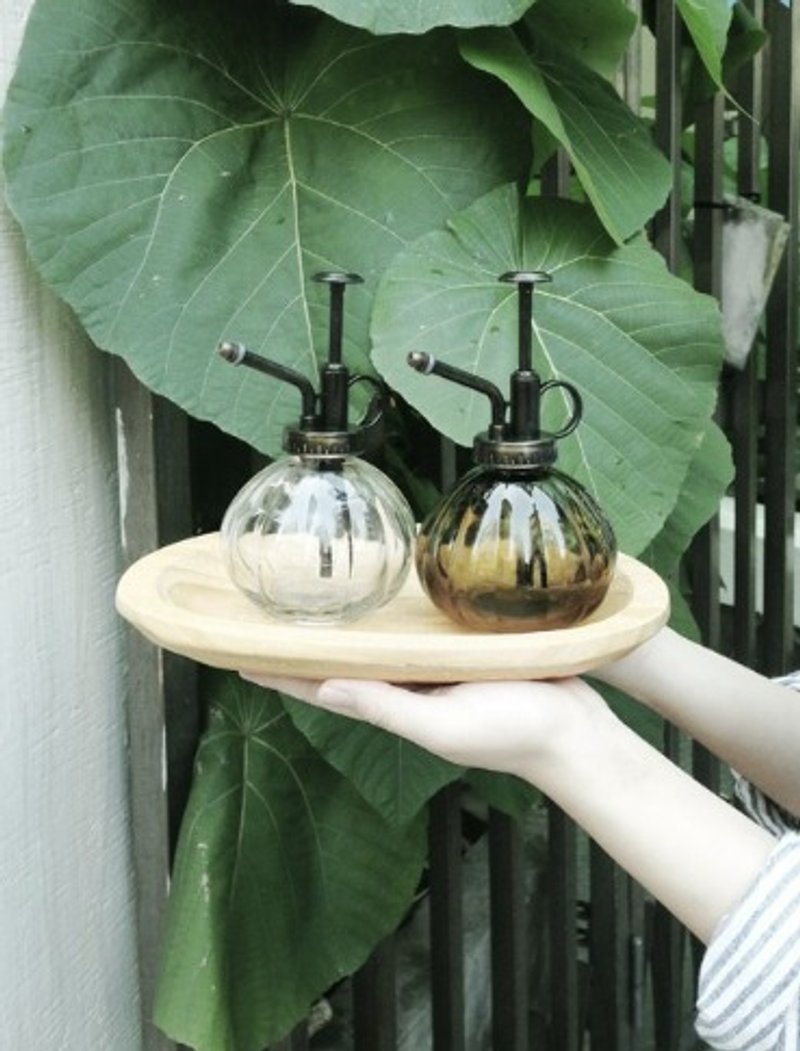 植栽喷喷水- 南瓜厚玻璃喷水器花洒-透明款 - 植栽/盆栽 - 玻璃 绿色