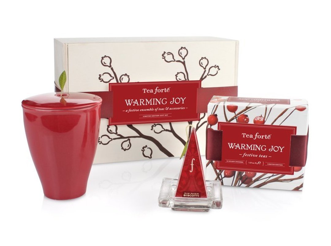 Tea Forte 喜上莓梢 欢心暖颂礼盒 Warming Joy Gift Set - 茶 - 其他材质 红色