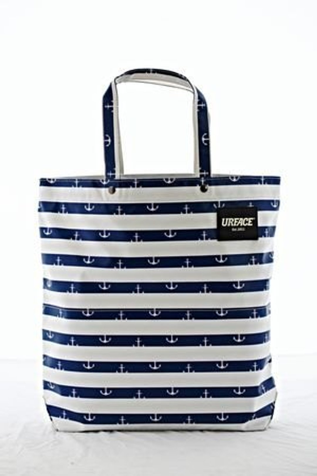 【URFACE】URFACE Original Series / 条纹船锚Shopping Bag - 手提包/手提袋 - 防水材质 蓝色