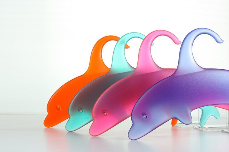 动物造型儿童衣架-海豚款  - 其他 - 塑料 