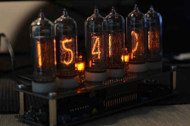 骨董辉光数字真空管 时计   IN-16系列 - 摆饰 - 其他材质 金色