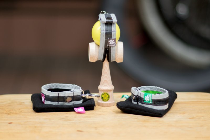反光环保单车内胎剑玉套 Reflective kendama holder - 其他 - 其他材质 黑色