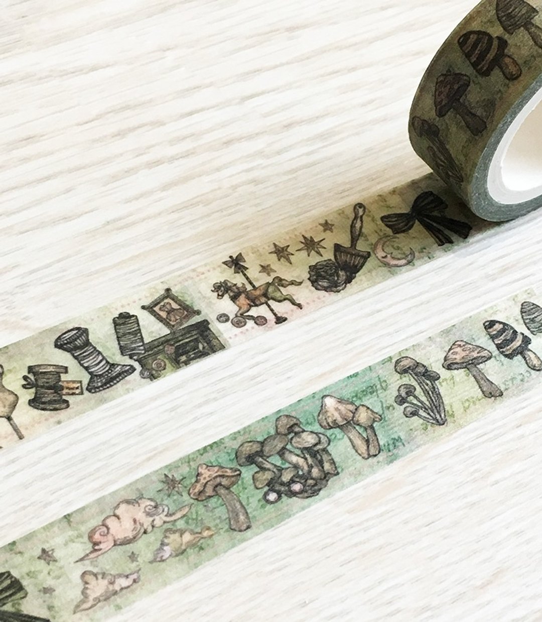 梦的形状-小裁缝的梦想纸胶带 - 纸胶带 - 纸 金色