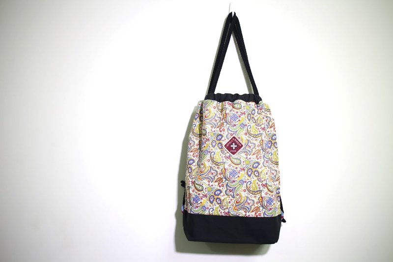 【新发售】老妈手中线 // 束口后背包 束口袋 - 扶桑的仲夏之梦 - 束口袋双肩包 - 棉．麻 多色