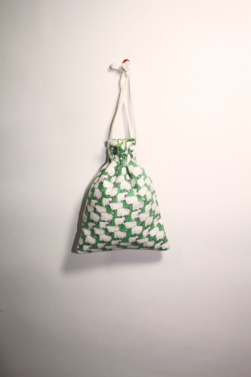 [ CURLY CURLY ]  牧羊人和他的羊 / 拍立得束口袋 - 相机包/相机袋 - 其他材质 绿色