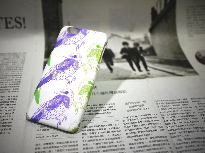 【好好去旅行】手机壳◆◇◆鸟◆◇◆ for Iphone 5/5S/SE, 6/6S, 6PLUS/6S PLUS, 7/7PLUS - 手机壳/手机套 - 塑料 白色