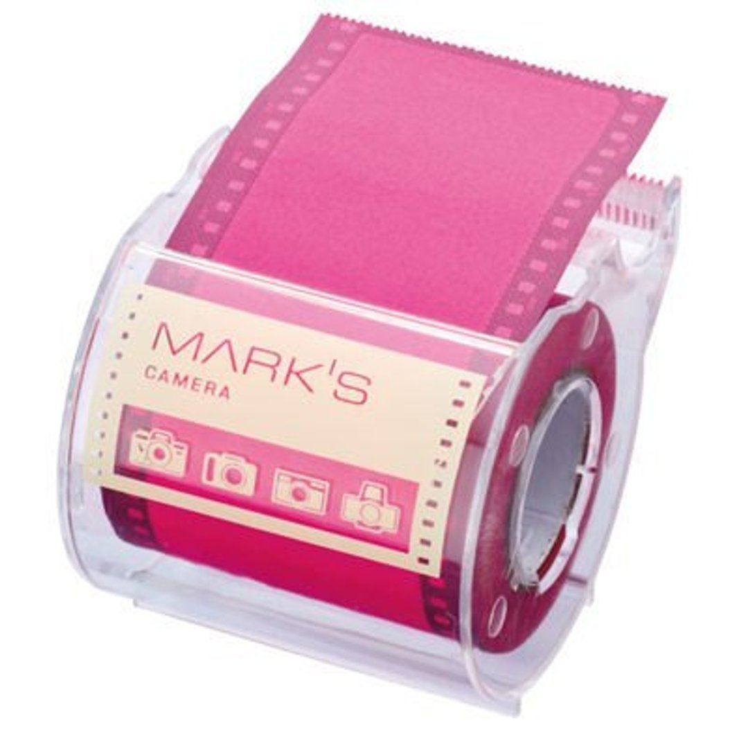 Marks Sticky Roll Memo 玩摄影 胶卷底片造型 自黏便条贴(桃红) - 贴纸 - 纸 粉红色