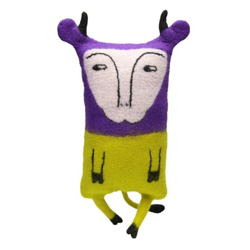 GLAZARD·葛列拉德 - 摆饰 - 羊毛 紫色