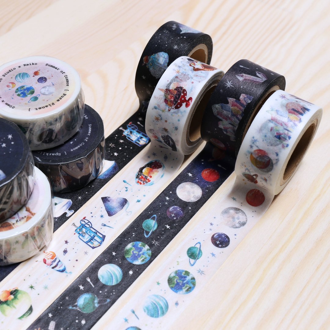 宇宙锉冰│全套四卷购入 - 纸胶带 - 纸 