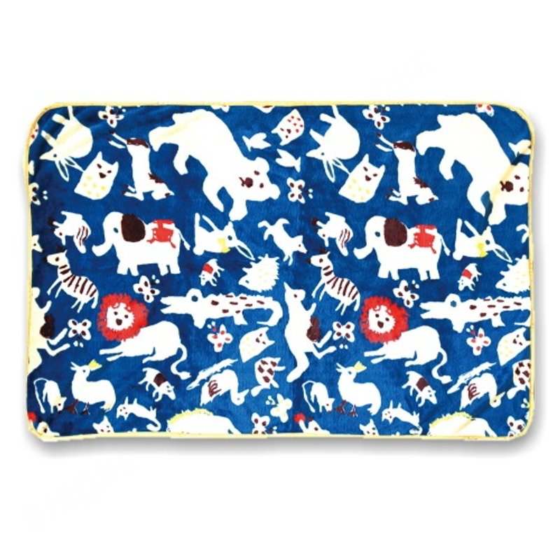 女孩寓所 ::日本CDF etendue 毛毯(L) -动物 - 被子/毛毯 - 棉．麻 蓝色