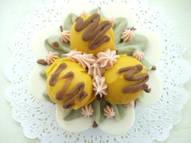 冰淇淋派对蛋糕皂 - 沐浴用品 - 植物．花 粉红色