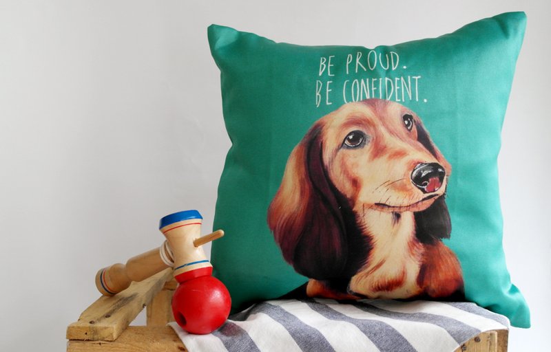 腊肠狗枕头 DACHSHUND - 枕头/抱枕 - 其他材质 多色